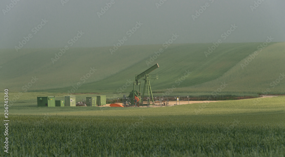 Fototapeta premium Gestängetiefpumpe im Weinviertel