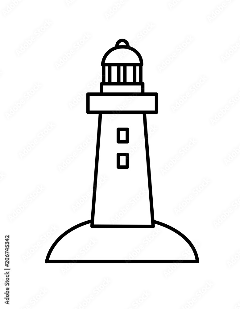 灯台窓(線画) 灯台窓(線画)