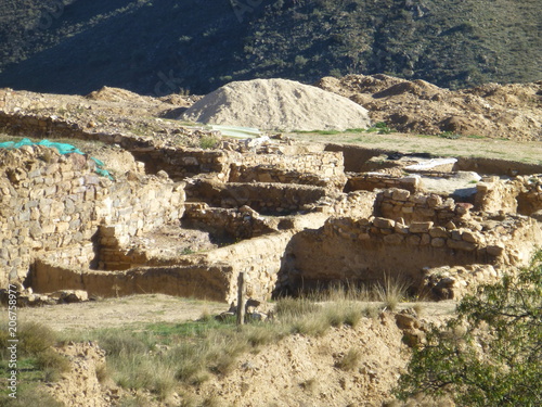 Bílbilis, ciudad prerromana y romana de la península ibérica situada a orillas del río Jalón, en la localidad de Huérmeda, a escasos kilómetros de Calatayud en Aragon (España) photo