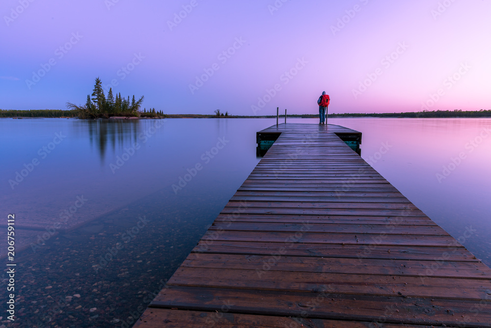 Man on the dock