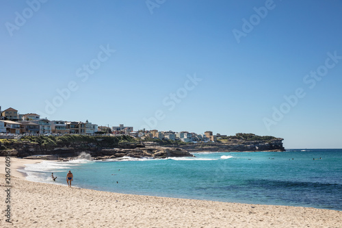 Fototapeta Naklejka Na Ścianę i Meble -  Bronte Beach, which is is located 7 kilometres east of the Sydney central business district.