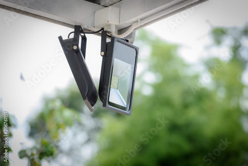 Slika na platnu Spotlight Outdoor installation