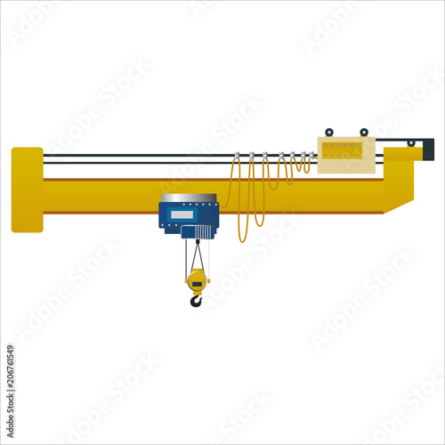isolated crane