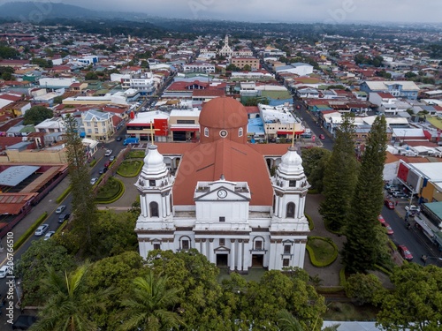 Beautiful aerial view of Alajuela Costa Rica photo