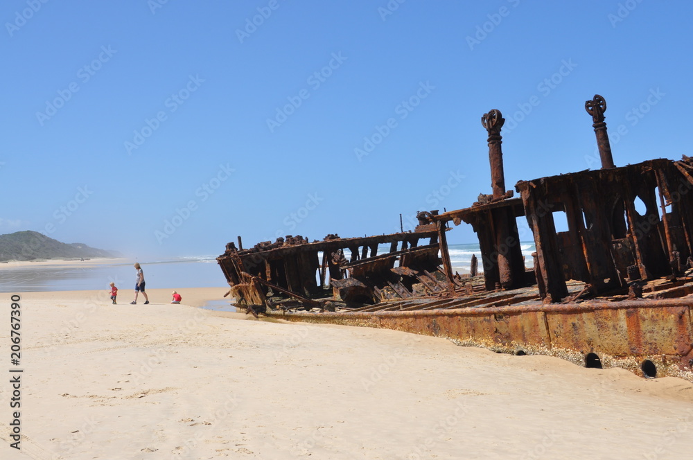 Naklejka premium SS Maheno shipwreck 2