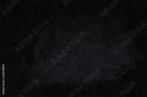 Dark grey black slate texture in natural pattern with high resolution for background and design art work. Black stone wall.