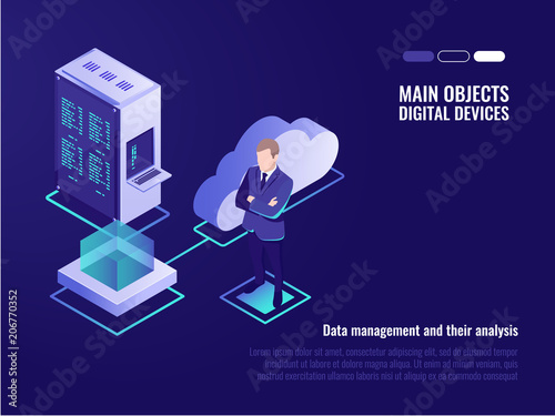 Cloud servers, web site hosting, global files storaging, server rack