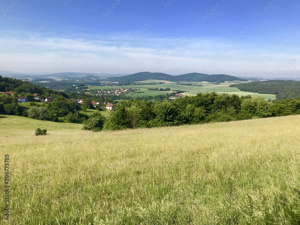 Landschaft beim Kloster Banz nähe Bad Staffelstein (Franken, Bayern)