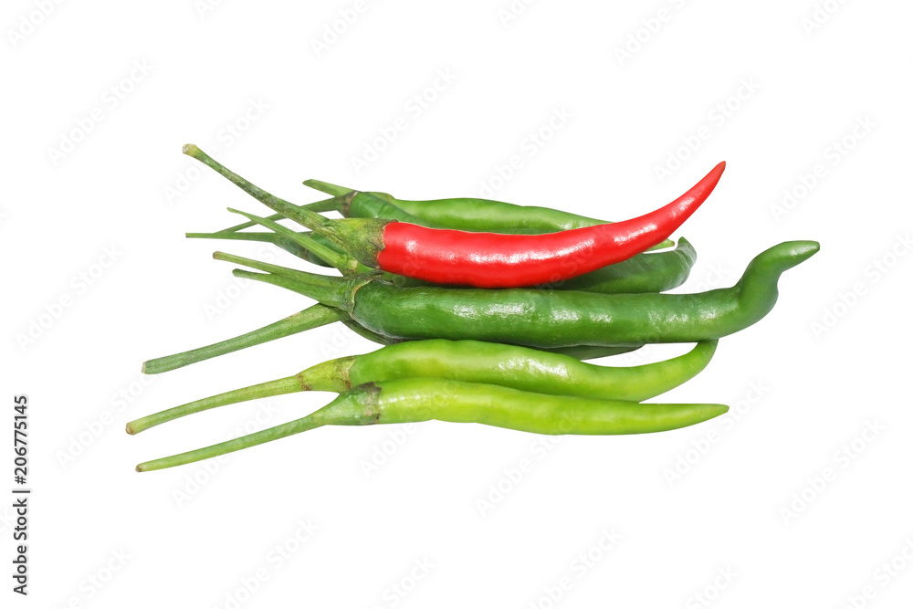 Chili pepper isolated isolated on white background 