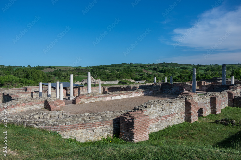 Gamzigrad - the ancient Roman complex of palaces and temples Felix Romuliana, Serbia