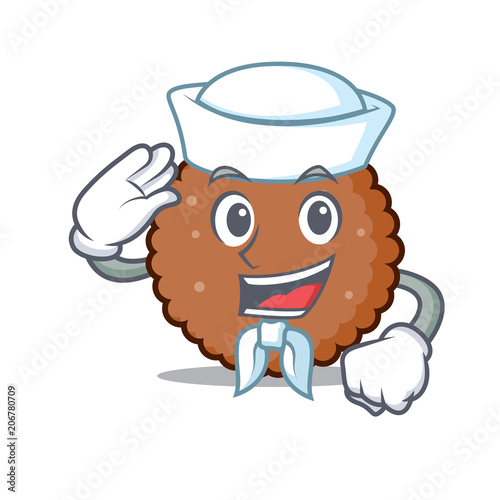 Sailor chocolate biscuit character cartoon