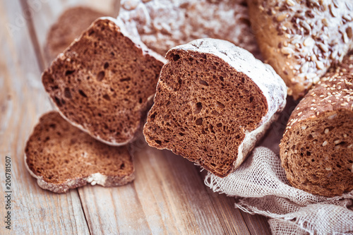 composition with fresh bread