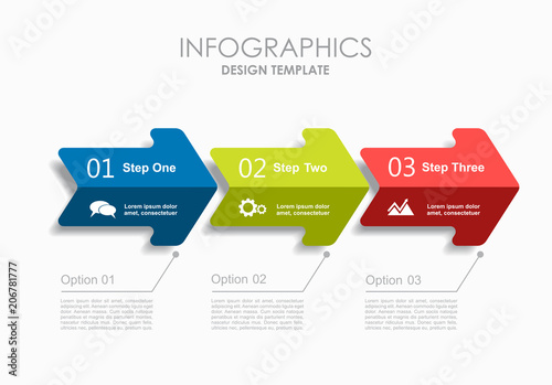 Infographic template. Vector illustration. Can be used for workflow layout, diagram, business step options, banner.