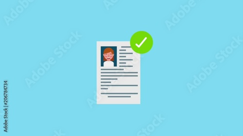 hiring process recruitment selection people animation hd