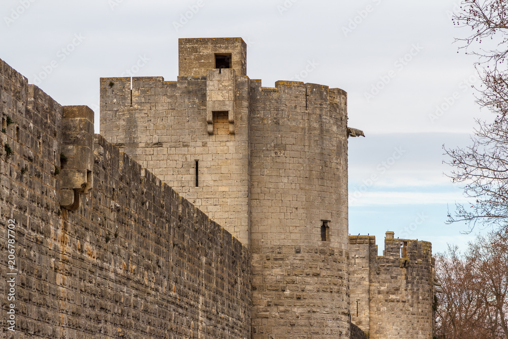Fortifications of Aigues-Mortes town, France