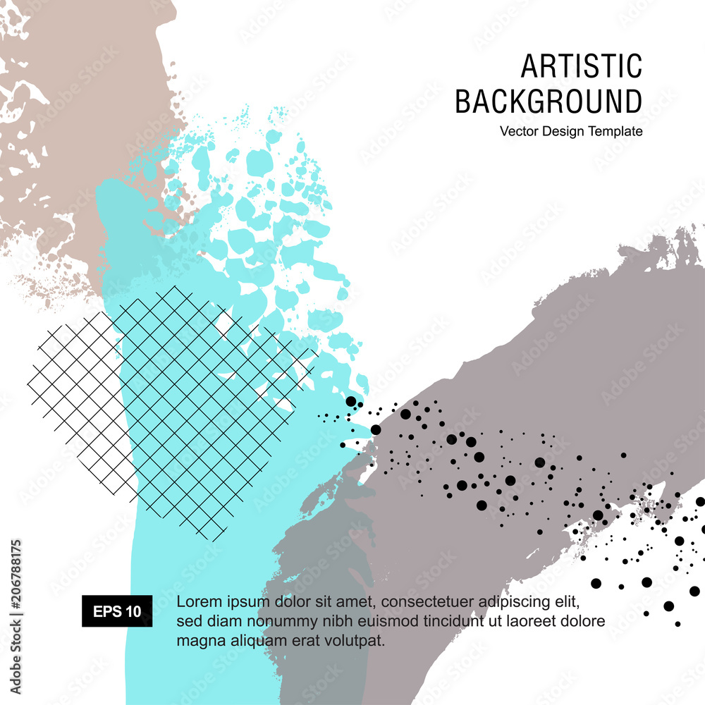 Fototapeta premium Brush strokes background