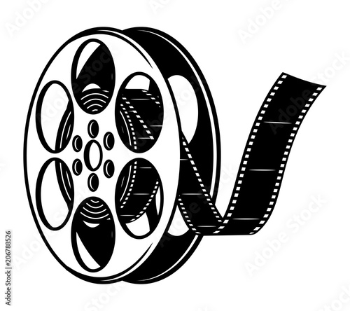Vintage film reel concept