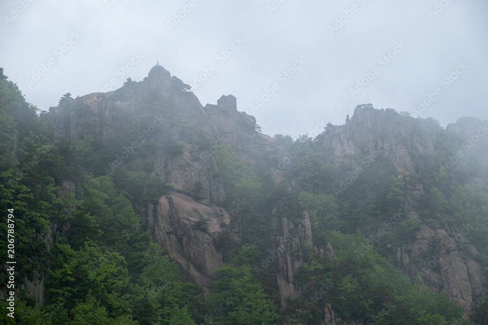 Obraz premium Rocky mountain ranges
