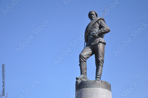 monument to a soldier of the First World War on Poklonnaya Hill in Moscow