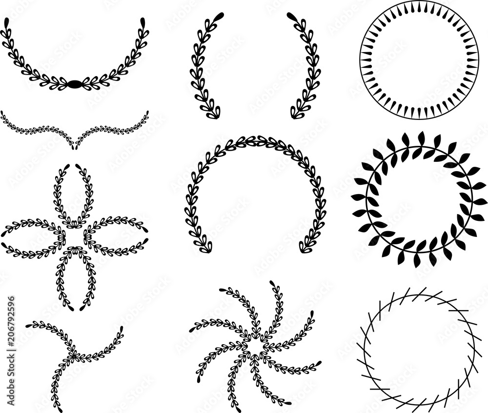 frames and decorative figures for design frames and decorative figures for design