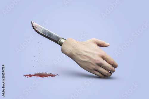 Stabbed in the Back (Clipping Path)