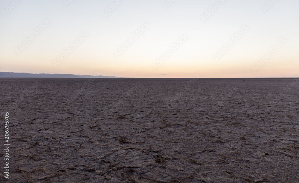 dawn in the Sahara desert