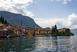Varenna town lake view, Como landscape, Italy