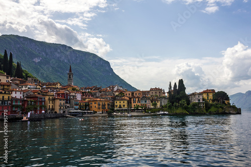 Varenna town lake view, Como landscape, Italy © Travel Faery