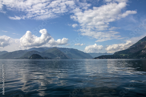 Como lake landscape  Lombardy  Italy