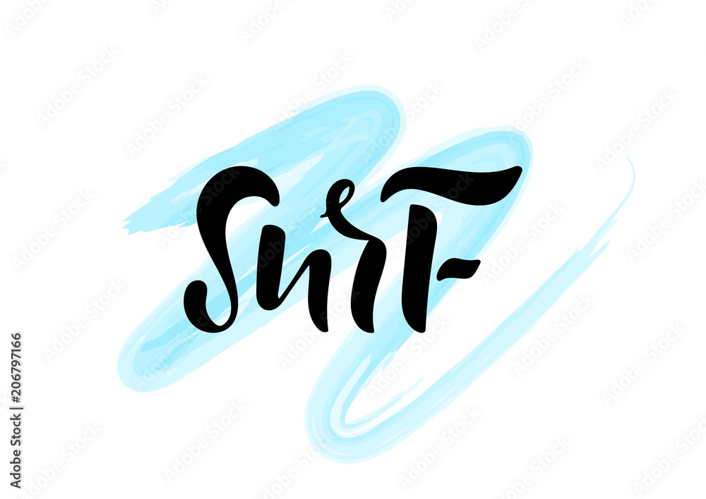 Hand drawn lettering phrase Surf Hand drawn lettering phrase Surf
