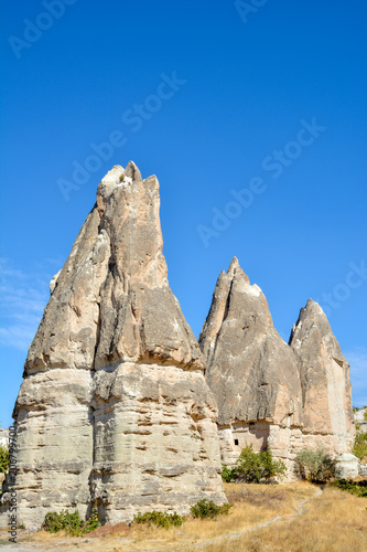 Volcanic Rock Formations At Cappadocia, Nevsehir, Turkey