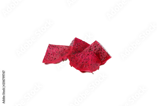 Dragon fruit parts red