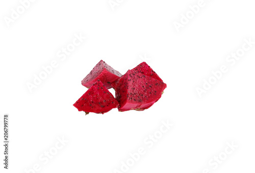 Dragon fruit parts red