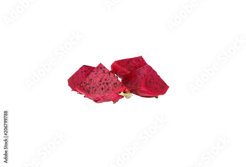 Dragon fruit parts red
