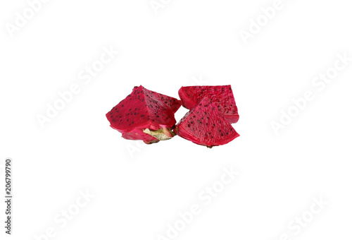 Dragon fruit parts red