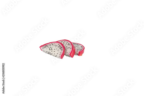 Dragon fruit slices multiple white 2