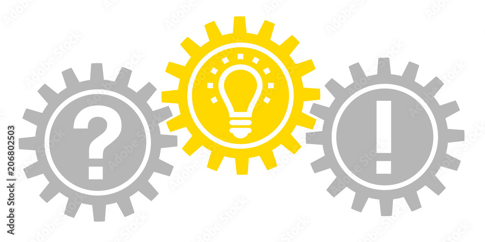 Zahnräder Icon Problem Lösung Plan Erfolg Zahnräder Icon Problem Lösung Plan Erfolg