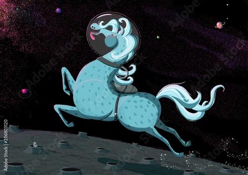 Astro horse photo
