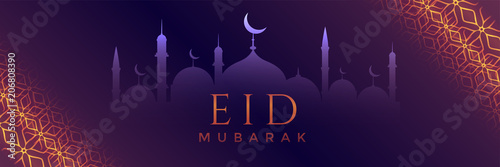 eid mubarak islamic banner design