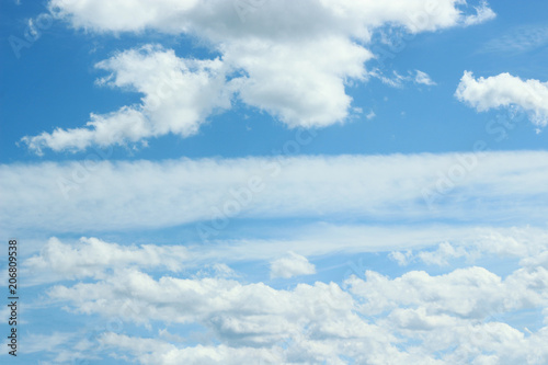 blue sky with clouds background