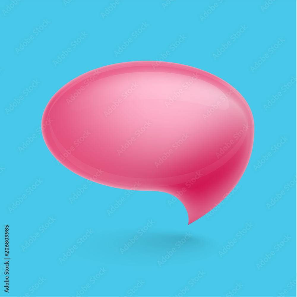 Abstract 3d speech bubble background in minimal style and pastel color - eps10 vector illustration Abstract 3d speech bubble background in minimal style and pastel color - eps10 vector illustration
