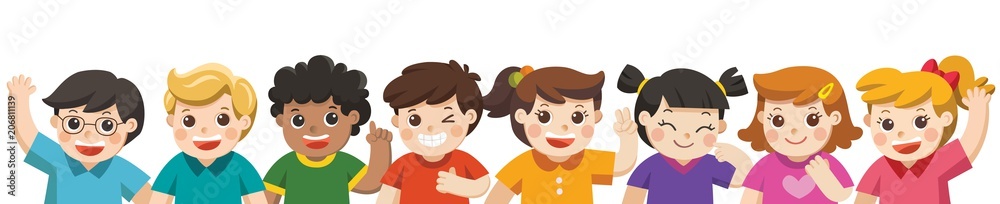 Best friends happy smiling, hugging and waving their hands. Best friends happy smiling, hugging and waving their hands.