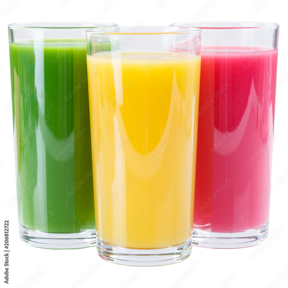 Saft Smoothie Smoothies Fruchtsaft isoliert freigestellt Freisteller
