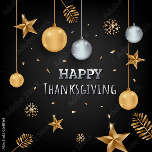 Happy thanksgiving background card vector