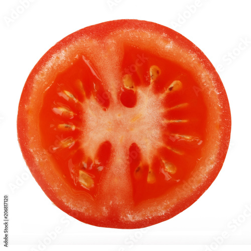 Wallpaper Mural half of tomato isolated on white Torontodigital.ca