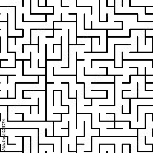 Black and white maze puzzle...