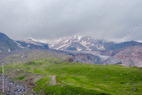 Base Camp I, Kazbegi Glacier