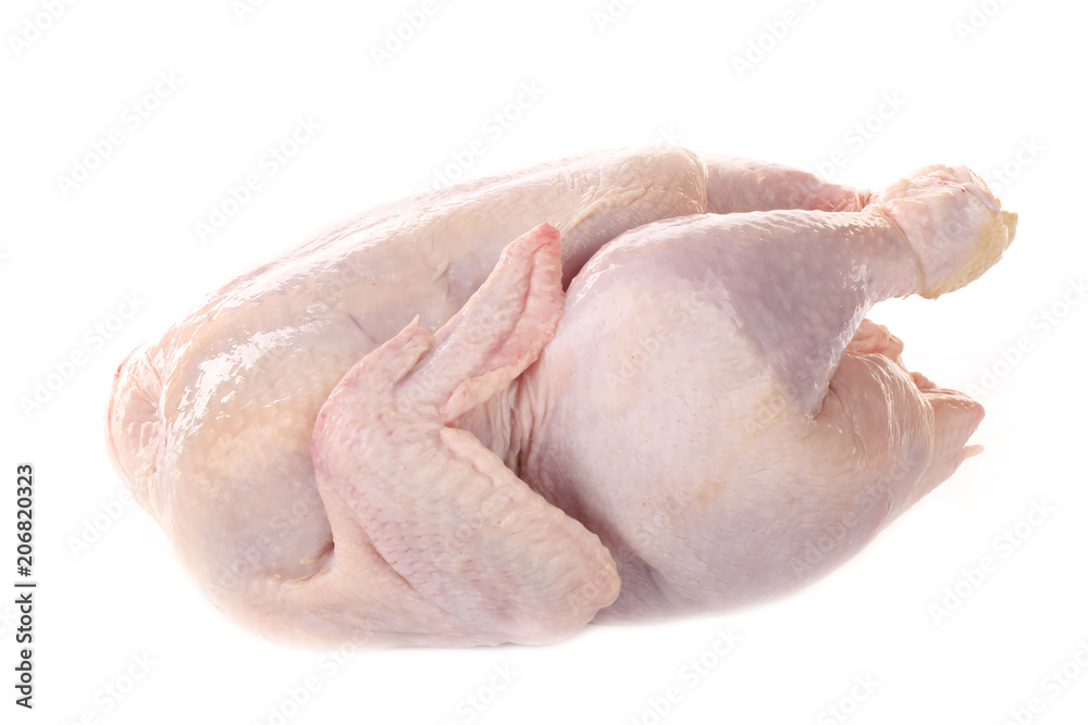 raw chicken isolated on white raw chicken isolated on white