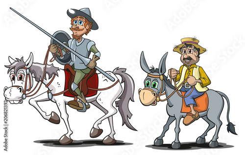 Don Quichotte, Cartoon photo