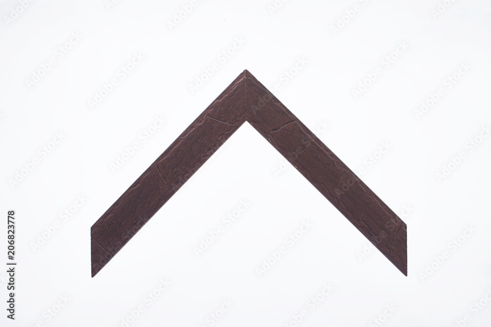 pattern baguette corner on a white background. pattern baguette corner on a white background.